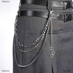 [COD] Biubiuni Punk thời trang Sao eo chuỗi đơn giản tua quần chuỗi cá nhân hip hop Multilayer eo chuỗi quần áo phụ kiện Quà Tặng