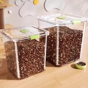 Pet Food Storage Bucket Sealed Dry Food Container Moisture Proof Snack Freeze Dried Cat Food Storage Can Dog Food Container2026