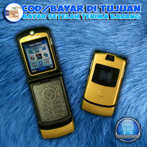 HP Motorola Razr V3 GOLD edition - HP Langka - HP lipat legendaris Motorola