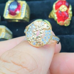 (Có Ký Hiệu-Dùng Như Vàng) Nhẫn Chữ X Đính Xoàn Cao Cấp- Nhẫn nữ dùng lâu dài tắm rửa thoải mái không phai không kiêng mồ hôicó pha vàng bên trong