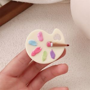 Kai Si Ke Dễ Thương Palette kẹp tóc Cho Phụ Nữ Ngọt Ngào Mini Nghệ Sĩ Thiết Kế Mỏ Vịt Kẹp