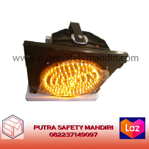 SOLAR FLASH LIGHT KUNING 300MM / 400MM LAMPU LED RAMBU PERINGATAN ...