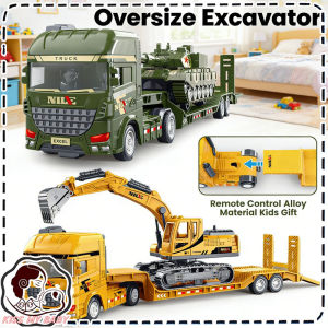 Sweet Home.my Construction Vehicle Toy Bulldozer Excavator Truck Alloy Pull Back Tahan Lama Kids Playset Rumah Tangga