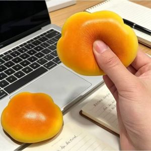 HAF0083 Slow Rebound Cloud Bread Squishy Caramel Color Relaxing Slow Rising Bread Boys Girls Vent Toy Sensory Toys Adult Kids