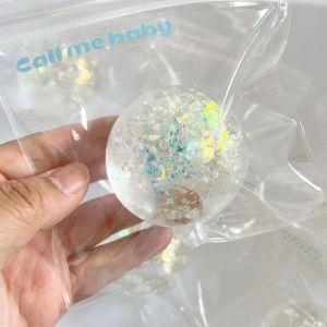 SKJK STUDIO Tăng trưởng chậm Bóng Fidget Mềm Mại Dễ thương và trong suốt Làm thủ công Đồ chơi giác quan Sáng tạo Cùm Kẹo dẻo Maltose Người lớn và trẻ em