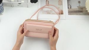 New Womens Crossbody Bag Korean Style Summer Fashion Shoulder Bag Versatile Large Capacity Double Zipper Phone Bag for Women [ Free Shipping ]