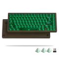 Womier wd75 75% bàn phím với qmk/thông qua gỗ Bàn phím chơi game tri-chế độ không dây cơ khí tùy chỉnh bàn phím RGB hot swappable. 