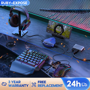 4 in 1 GAMING MOUSE AND KEYBOARD Converter PUBG MOBILE Gamepad Control gaming tablet GAME KEYBOARD