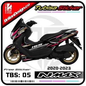 Stiker Decal Nmax - Stiker Sticker Striping Variasi List Motor All New Nmax. TBS.05