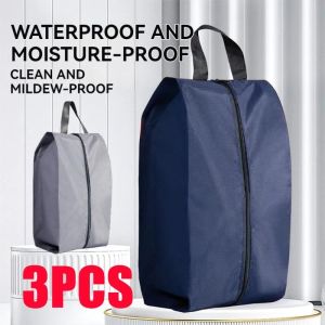 Waterproof Oxford Cloth Shoe Storage Bag Foldable Dustproof Portable Travel Organizer for Men Women