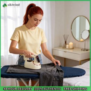 Sikiwind Travel Steamer Iron for Clothes Powerful Wrinkle Remover Portable Ironing Machine 140ml Water Tank College Dorm Home Essentials