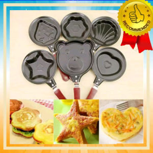 Teflon Karakter Mini Frypan Wajan Non Stick Fry Pan Motif Lucu Telor Frying Panci Non Stik Bintang - Alat Masak