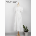 Đầm xoè dáng dài thiết kế đơn giản Moolys MD021. 