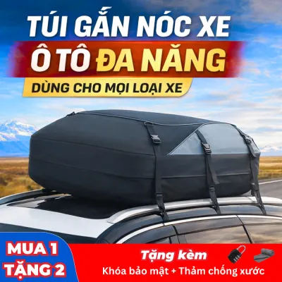 Túi đựng hành lý trên nóc xe ô tô giúp tiết kiệm diện tích và kháng gió cực tốt chống nước hiệu quả túi hành lý nóc xe ô tô hàng có sẵn với 3 kích thước phù hợp mọi loại xe