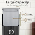 Cafelffe Automatic Electric Milk Frother Machine | Hot/Cold Latte Cappuccino Automatic Milk Warmer 230ml (3 pin Malaysia Plug). 