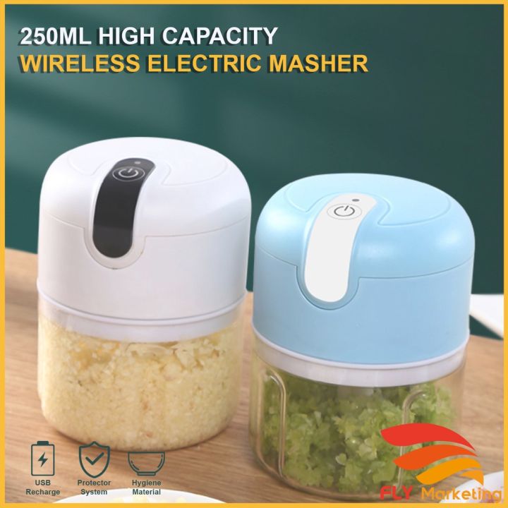【EXCLUSIVE MESTI BELI】250ML High Capacity Eletric Mini Blender Chopper