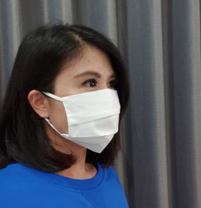 4 PC MASKER KAIN 2 LAPIS MULUT DAN HIDUNG BAHAN KATUN KHUSUS WARNA KREM