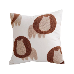 Lovely Cartoon Horse Print Cushion Cover Durability Soft Fabric Pillow Case For Bed Sofa Chair Decoration Pillowcase