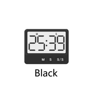Simple Large Screen Digital Kitchen Timer - Magnetic Countdown Stopwatch with Loud Alarm for Baking Cooking Studying