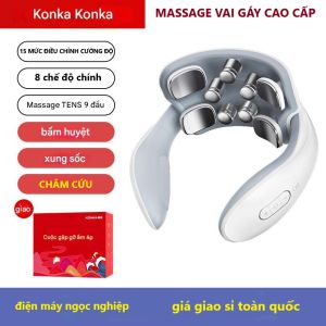 Máy Massage Cổ Vai Gáy KONIKA 9 Điểm Massage 8 Chế Độ Xoa Bóp Xung Điện Châm Cứu Giảm Đau Hiệu Quả