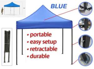 3x3M Retractable Tent heavy duty retractable awning canopy Foldable Outdoor Gazebo Tent With Frame and cover