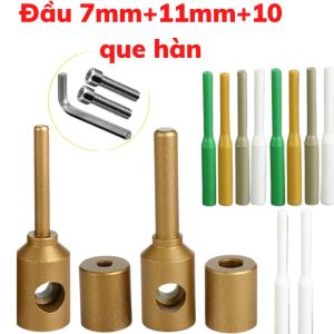 Đầu hàn sự cố ống hàn nhiệt-Tặng kèm que hàn-bộ đầu hàn sự cố 7 ly và 11 ly