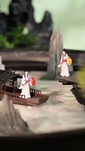 【Ship in 24H】Fish tank landscaping/aquarium decoration ornaments/micro landscape floating ornaments on water/water and land tank sand table landscaping/bonsai gardening with micro landscape