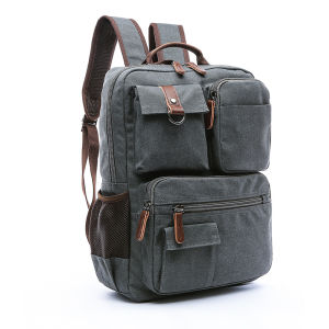 Men Laptop Backpack Rucksack Canvas School Bag Travel Backpacks for Teenage Male Bagpack Computer Knapsack Bags Computer Bag2026