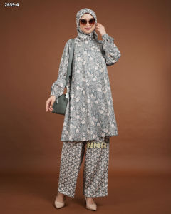 NMR Setelan Celana Kulot Tunik Marbella Vol 2659-4 (INC HIJAB)