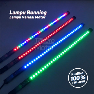 Lampu Running Alis LED 24V Truk 30 CM Warna Warni RGB HINO Ranger FUSO UD Variasi