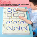 Magical Tracing Book For Kids Early Educational Toys For Kids Workbook Logical Thinking Control Erasable Pen Copybook Practice Drawing Book. 