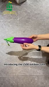 Cute Plant Shape Eggplant Umbrella Folding Umbrella 8K Eggplant Aubergine Umbrella Creative Corn Maize Umbrella Gift Rainshade