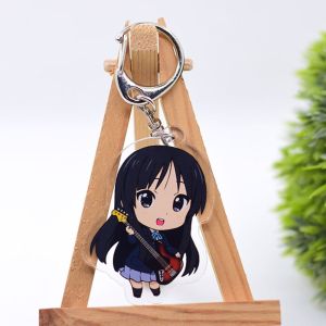 RP5BRD Anime Accessories for Gift Cartoon Bag Pendant Bag Charm Chibi Keyring K-ON!! Key Holder Acrylic Keychain
