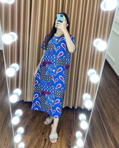Batik Temu Jodo - Daster Rayon Over Size Jumbo Big Size Ld 124Cm Busui Resleting Dada