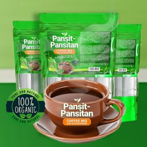 Pansit Pansitan Herbal Coffee with Glutathione (10 serving Per pack) 1 pack only