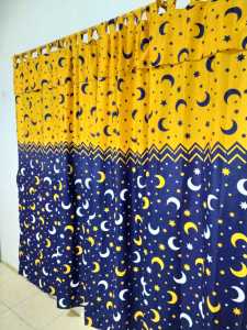 (COD) Gorden Pintu tali bisa Jendela Motif STARMOON COMBYNATY
