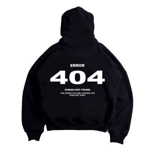 Gadabang Hoodie Boxy Oversize ERROR 404 Fleece 280gsm