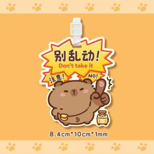 【Ship in 24H】Luggage Tag 行李箱防丢牌卡皮巴拉出国旅行箱拉杆箱托运标识牌pvc卡套登机牌 现货 热卖Ready