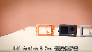 Shockproof Silicone Camera Case Protections Sleeve with Lens Guard For Action 5 Professional Camera Include Lanyard