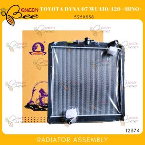 QUEEN BEE 12374 Toyota Dyna 2007 WU410/420 Hino Radiator Assembly M/T PA26 1ROW (Polar)