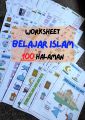 100 HAL Worksheet Anak ISLAMI BELAJAR AGAMA ISLAM Buku untuk TK PAUD Playgroup Preschool. 