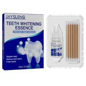 Jaysuing Teeth Whitening Serum Removes Plaque Stains Tartar Teeth Whitening Essence  Brighten Yellow Tooth Without Irritation Oral Hygiene Care Cleaning Bleaching Tool Essential Oil