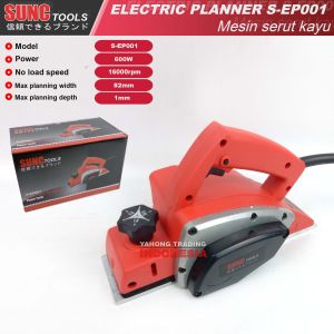 Mesin Electric Planner S-EP001 Serut Kayu Mesin Pasah Ketam SUNC TOOLS