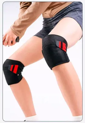 NEENCA Knee Brace With Double Fixing Strap and Patella Gel Pads Adjustable Knee Support for Running Workout Arthritis Joint Recovery Volleyball Basketball Knee Pads Sports Compression Shock-absorbing Self-adhesive Patellar Knee Brace