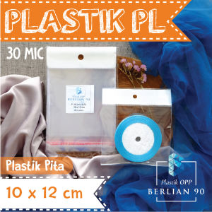 Plastik Display 10x12 Cm isi 100 lembar / Plastik Perlize / PlPlastik Opp Gantung Aksessoris Dan Snack Murah