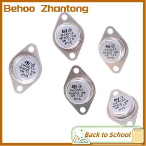 Behoo 5ชิ้น2N3055 NPN AF AMP ทรานซิสเตอร์พลังงานเสียง15A 100V