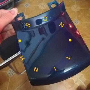 Sơn xịt Samurai màu xanh nhớt Wave H612