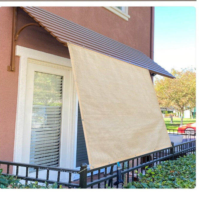 Sun Shade Mesh Canopy Awning Privacy Screen Window Cover 90% UV ...