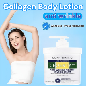 Collagen Body Lotion Whitening Firming Moisturizer with Anti-Wrinkle Effect Deep Hydration Exfoliation For All Skin Types