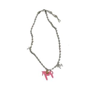 Charming Enamel Foals Pendant Necklace Stylish Layering Accessory Sweet Style Layering Chain For Ladies